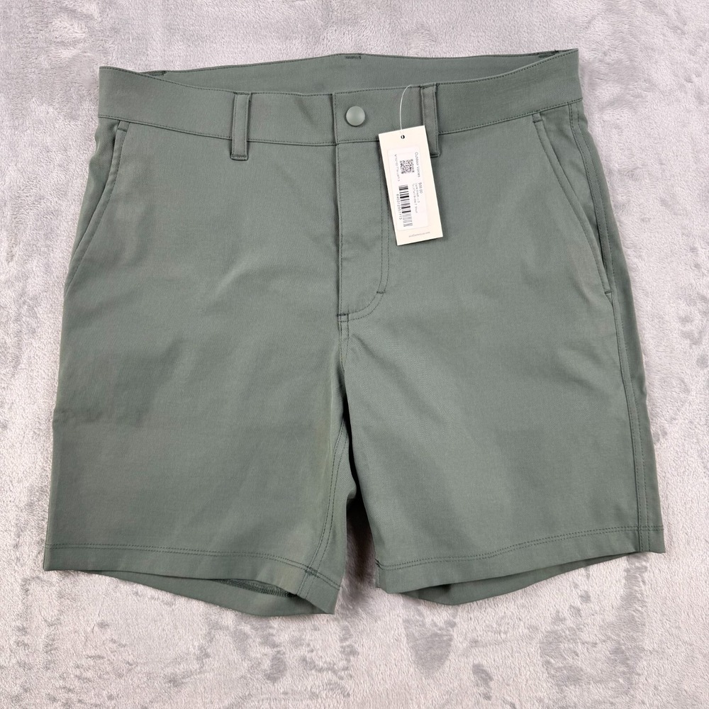 New Outdoor Voices Techtwill‎ Birdie Shorts Men's Small Green 7" Classic Chino
